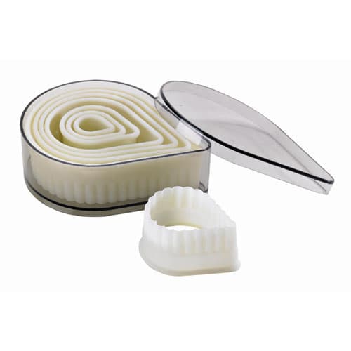 BOITE 8 DECOUPOIRS POLYGLASS LARMES CANNELES