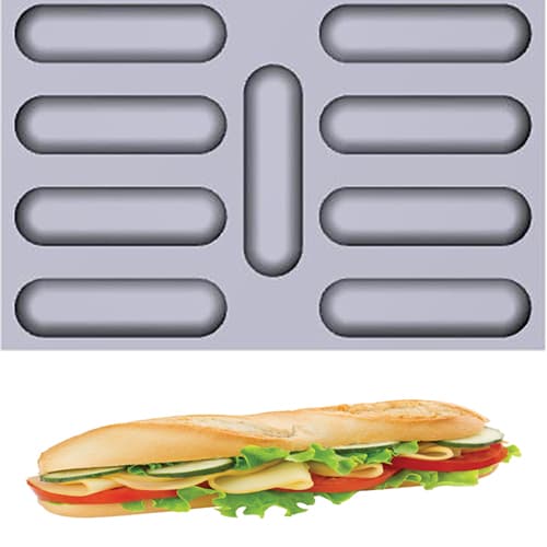 TOILE DE CUISSON MAE PROFESSIONNEL 9 BAGUETTES - GAMME FIBERMAE