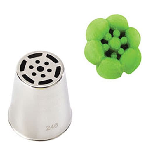 DOUILLE INOX SPECIALE DECORS FLEUR MODELE 6