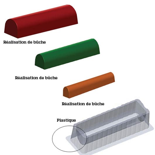 GOUTTIERE A BUCHETTE PLASTIQUE RONDE -