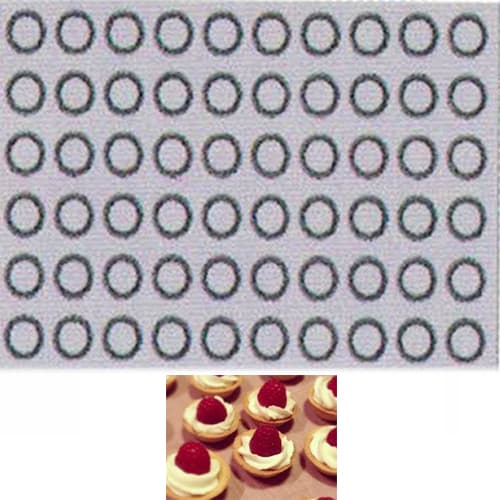 TOILE DE CUISSON MAE PROFESSIONNEL 60 TARTELETTES - GAMME FIBERMAE
