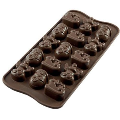PLAQUE SILIKOMART PROFESSIONNEL POUR CHOCOLAT 19