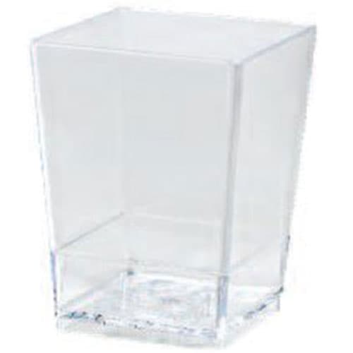 100 CARRES PLASTIQUE - 5 CL