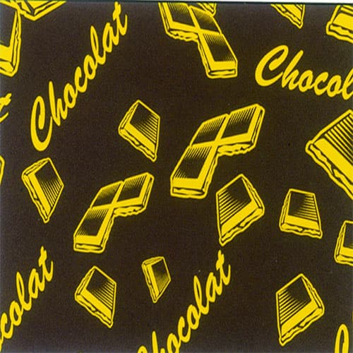 FEUILLE TRANSFERT POUR CHOCOLAT 19