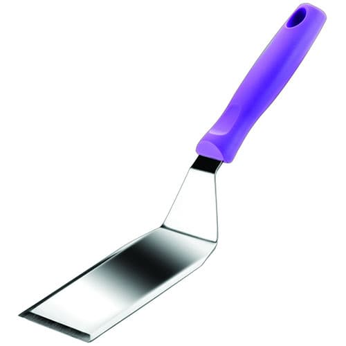 SPATULE RECTANGULAIRE  INOX - Manche violet