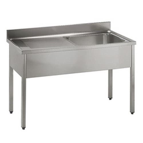 PLONGE INOX NON DEMONTABLE.