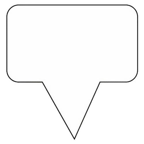 ETIQUETTE PLASTIQUE 55x30