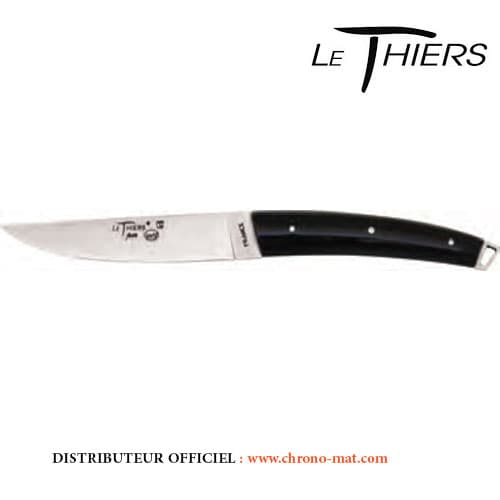 COUTEAU A STEAK 115 mm - Manche noir