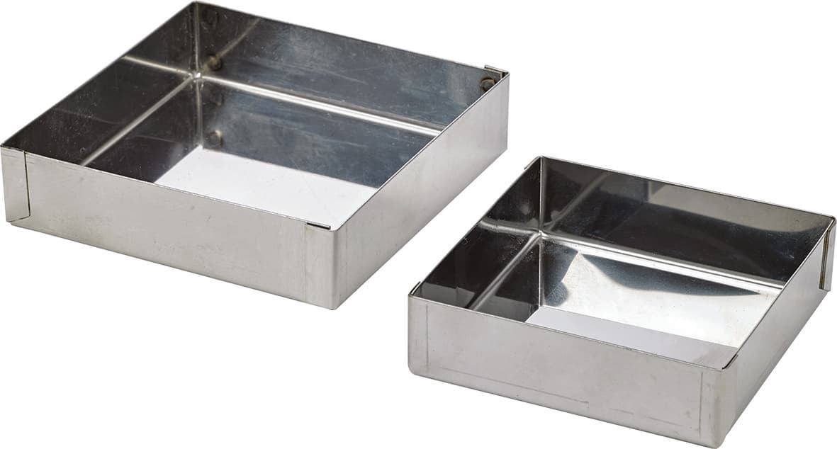TARTELETTE CARREE INOX