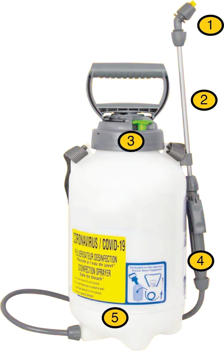 PULVERISATEUR 5 LITRES