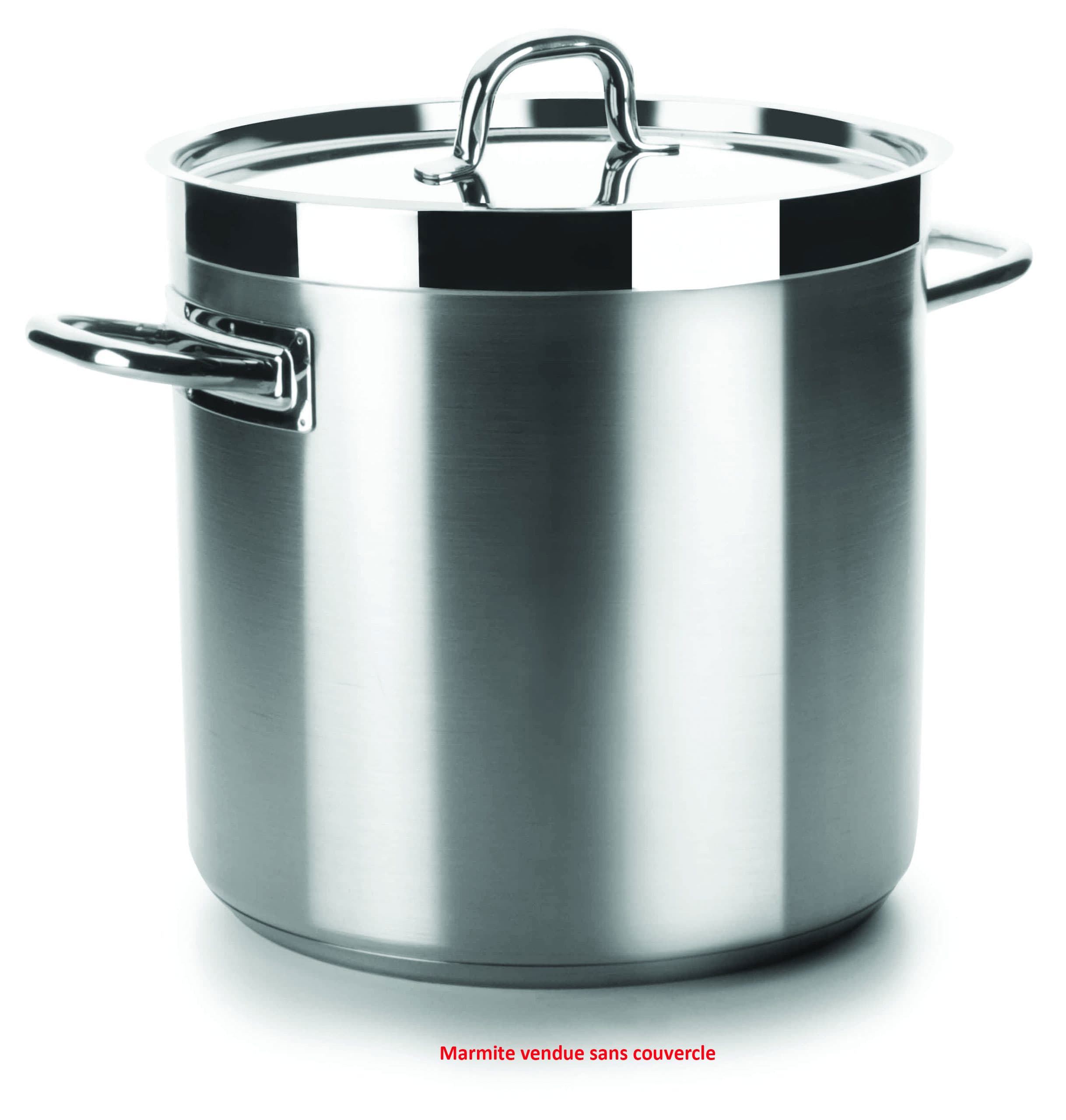 MARMITE TRAITEUR HAUTE INOX- SANS COUVERCLE-TOUS FEUX DONT INDUCTION