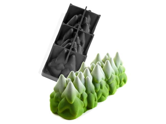 MOULE A BUCHE PAVONI  MODELE ARBRES ENNEIGES