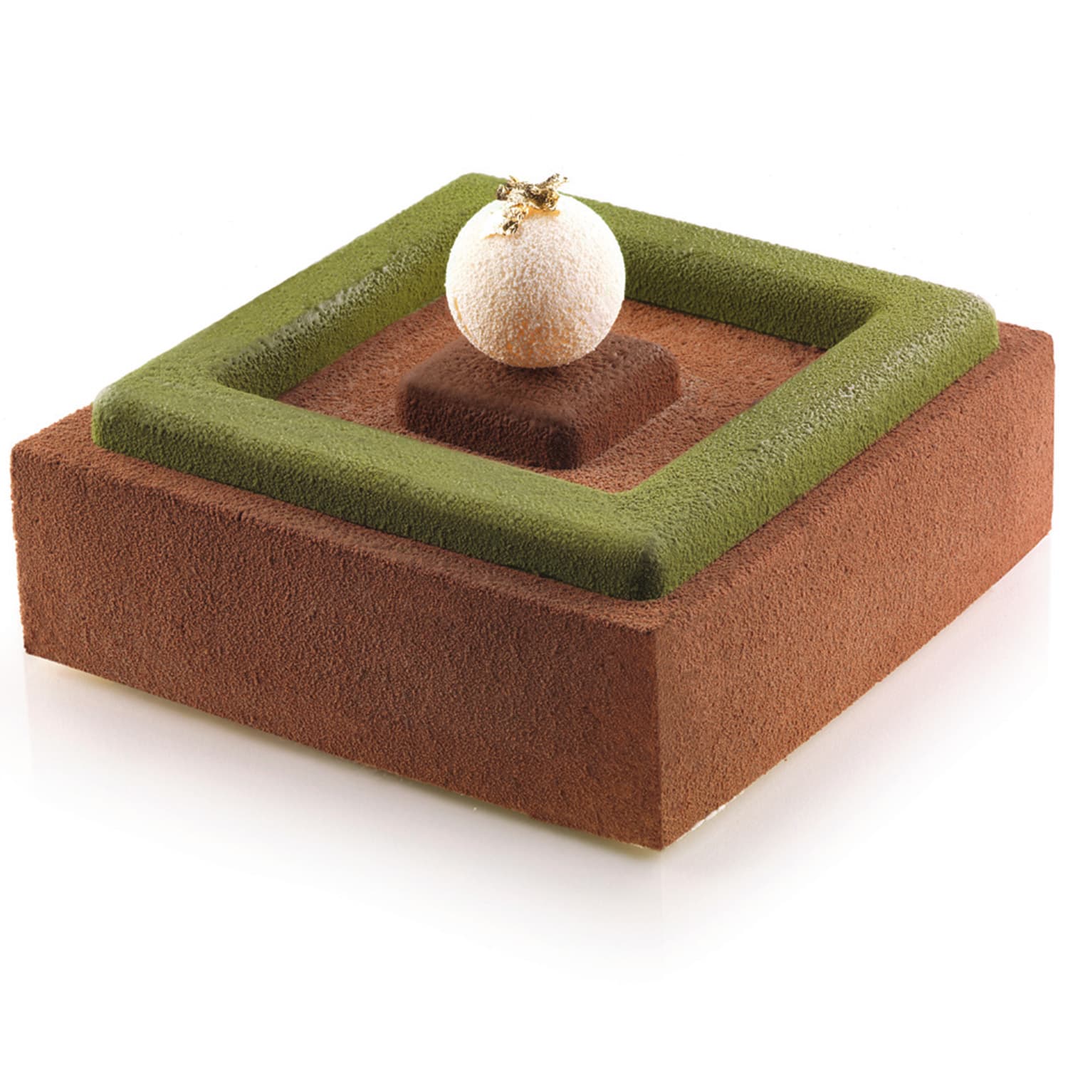 MOULE  SILIKOMART PROFESSIONNEL INSERT DECOR CARRE DOUBLE FACE
