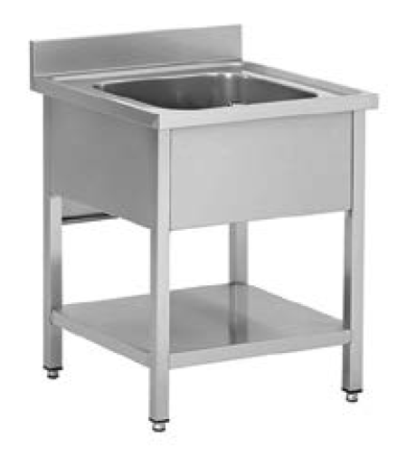 PLONGE INOX 1000x700x850 SANS EGOUTTOIR
