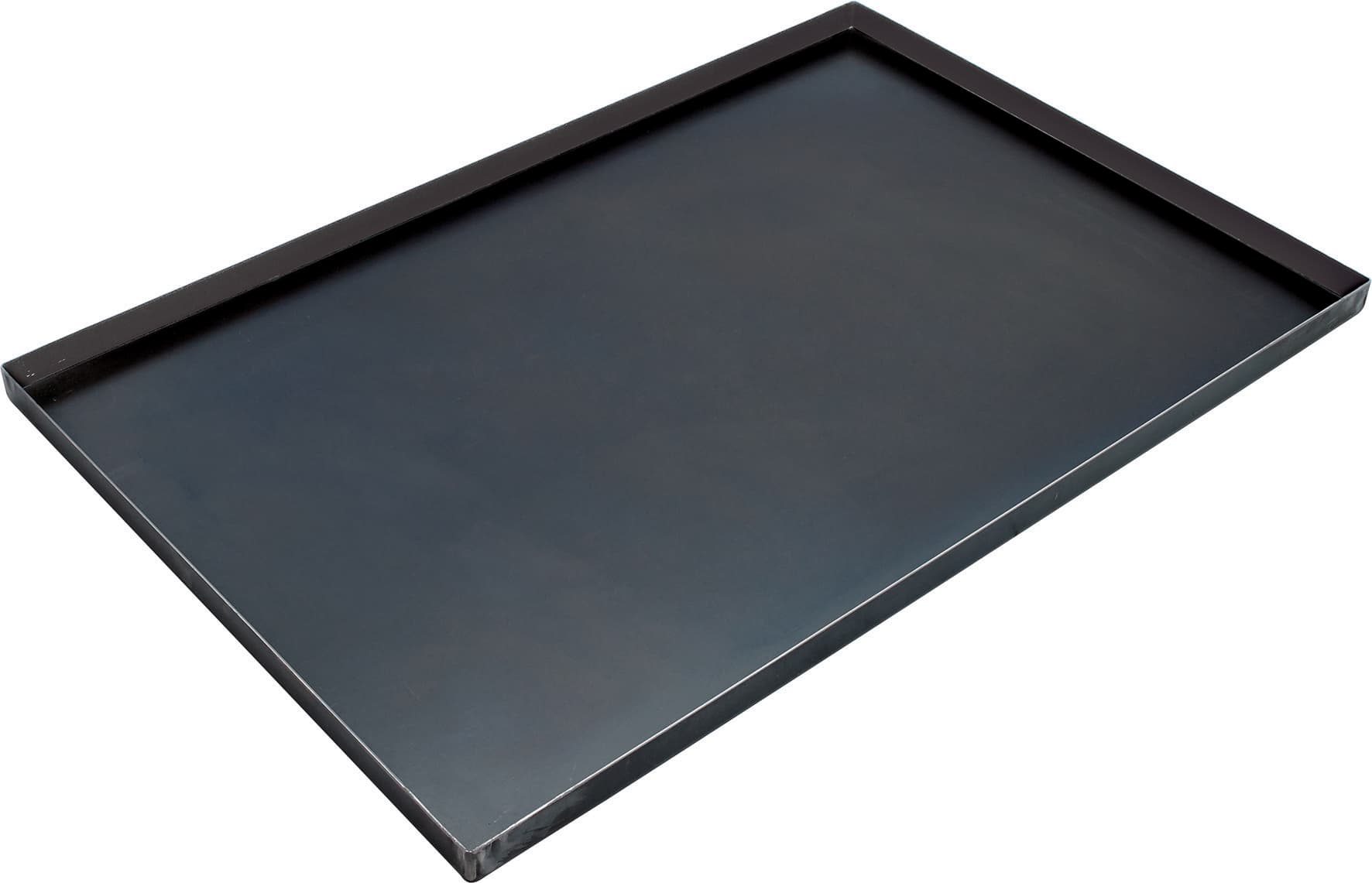 PLAQUE REBORDS DROITS TOLE BLEUIE