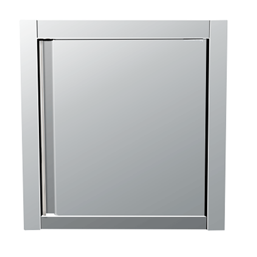 PLACARD MURAL INOX 600X400X650