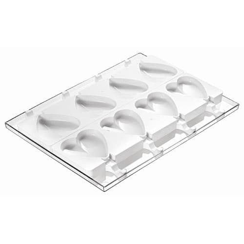 MOULE SILIKOMART PROFESSIONNEL 8 COEUR - GAMME  STECCO FLEX - Image 3
