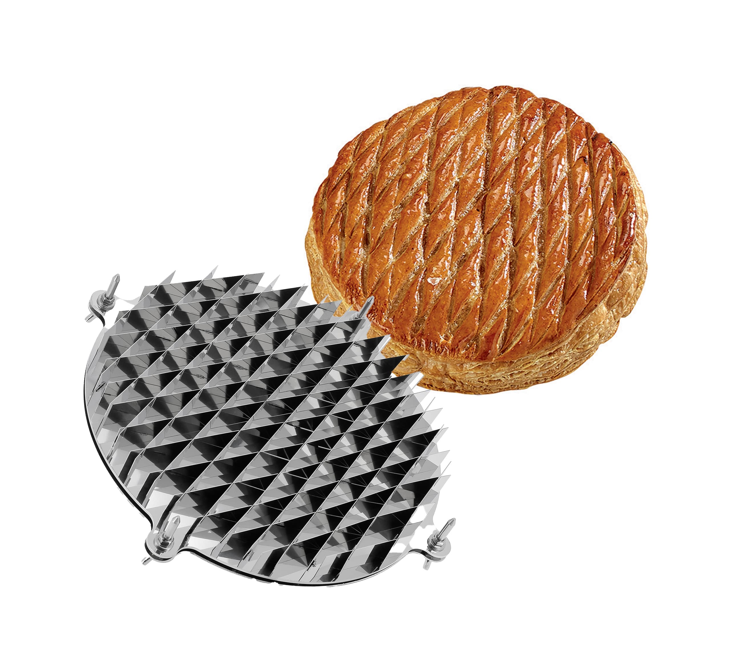 DECOUPOIR GALETTE INOX LOSANGE