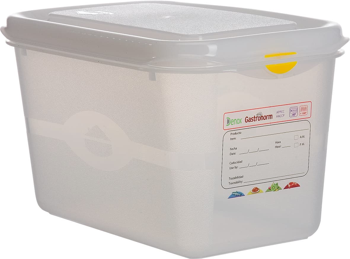 BOITE GASTRONORME 1/4 + COUVERCLE - 265X162 MM