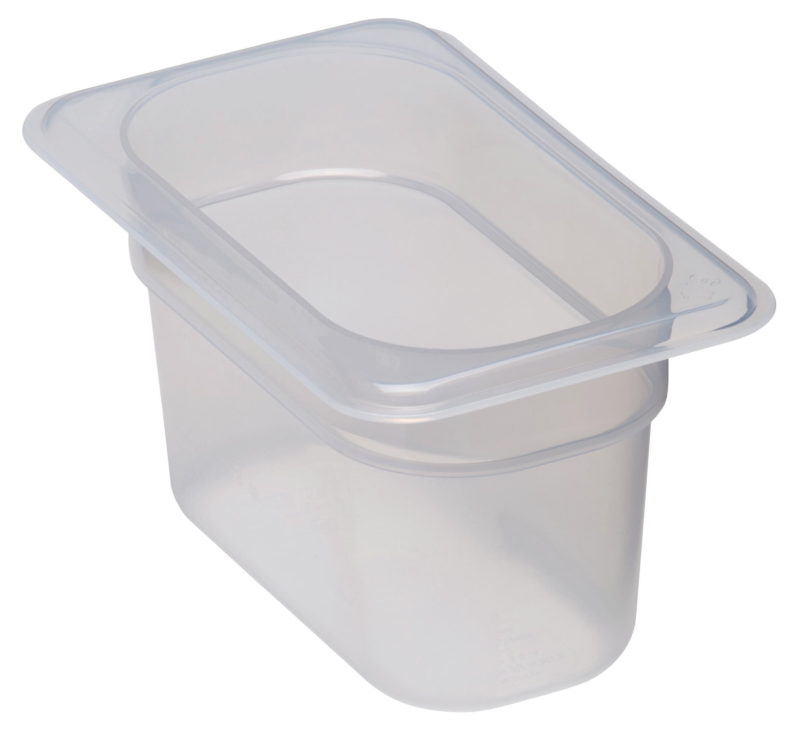 BOITE GASTRONORME POLYPROPYLENE 1/9 + COUVERCLE - 176X108 MM