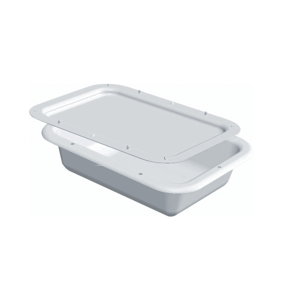 BAC A PATE RECTANGLE 7 LITRES OU COUVERCLE - MATIERE PHED