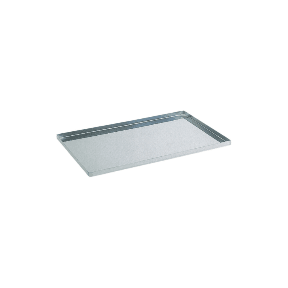 PLAQUE A REBORDS DROITS INOX 18/10ème