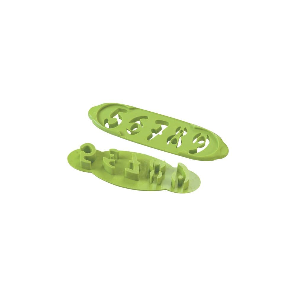 DECOUPOIR CHIFFRES PLASTIQUE - KIT DE 2 PIECES DE 0 A 9