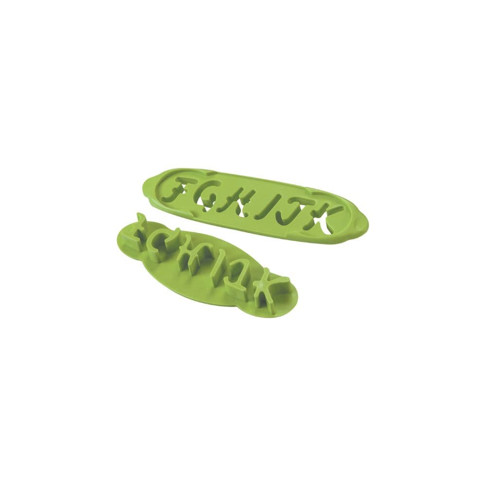 DECOUPOIR LETTRES PLASTIQUE - KIT DE 5 PIECES DE A A Z