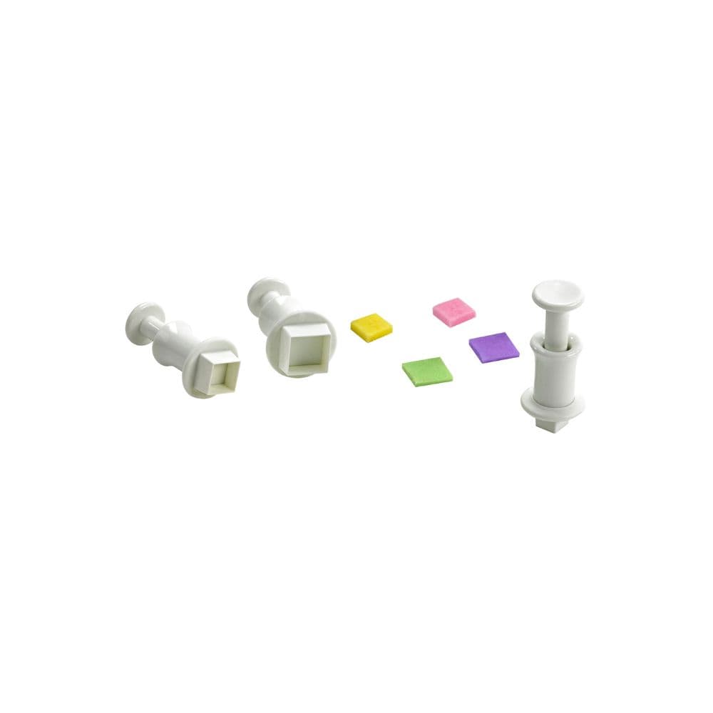 DECOUPOIR PLASTIQUE CARRE- LE JEU DE 3