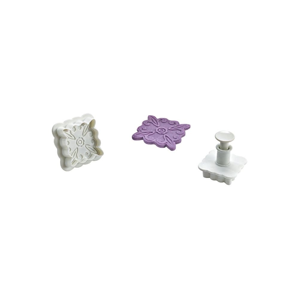 DECOUPOIR PLASTIQUE CARRES ORNES- LE JEU DE 2