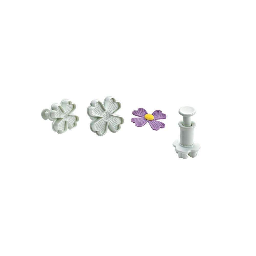DECOUPOIR PLASTIQUE FLEUR- LE JEU DE 3