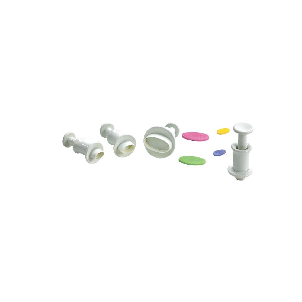 DECOUPOIR PLASTIQUE OVALE- LE JEU DE 4