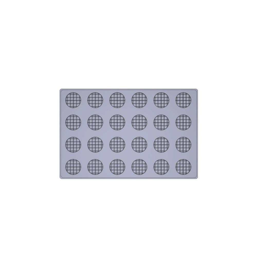 PLAQUE MAE PROFESSIONNEL 24 CYLINDRES FOND MATELASSE - GAMME SILMAE