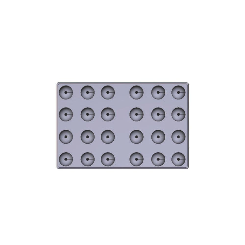 PLAQUE MAE PROFESSIONNEL 24 DOMES Ø 58 mm - GAMME SILMAE