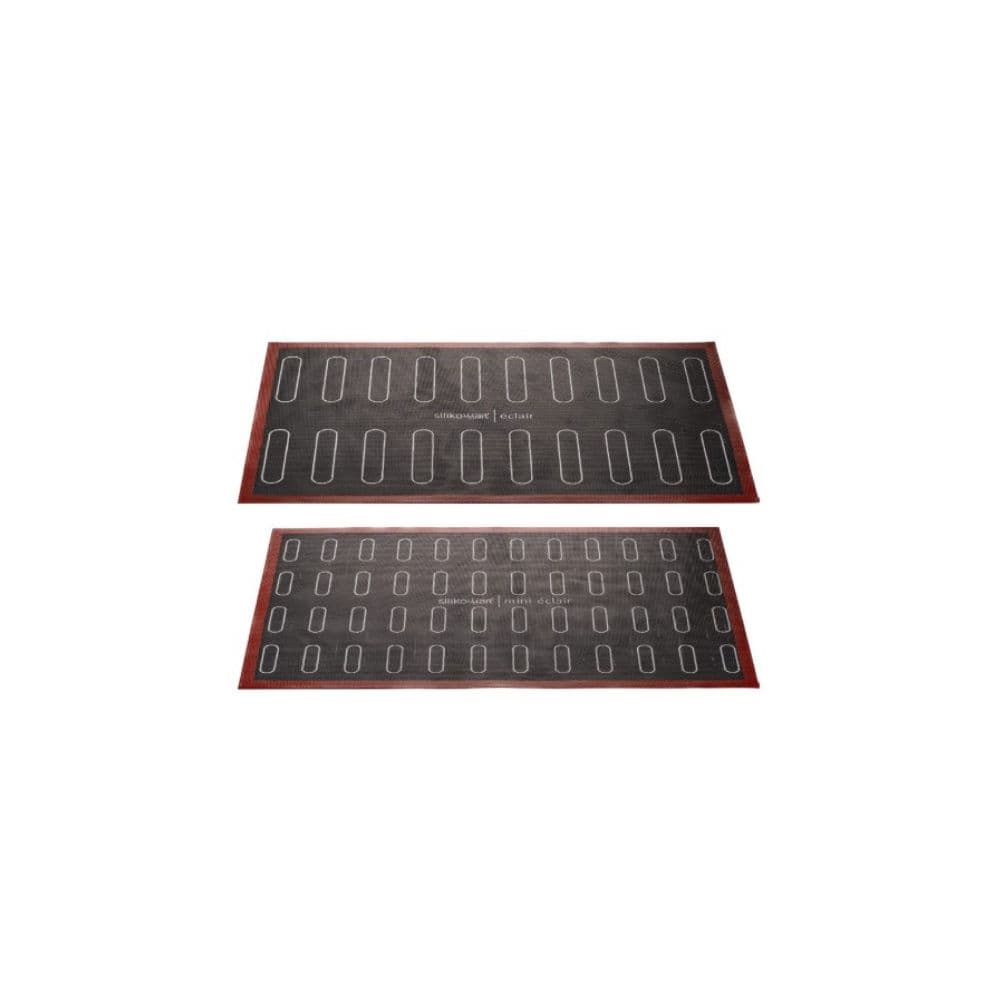 FEUILLE DE CUISSON SILIKOMART PROFESSIONNEL AIRMAT \\ECLAIRS\\ MICRO PERFOREE - MARQUAGE RECTO VERSO