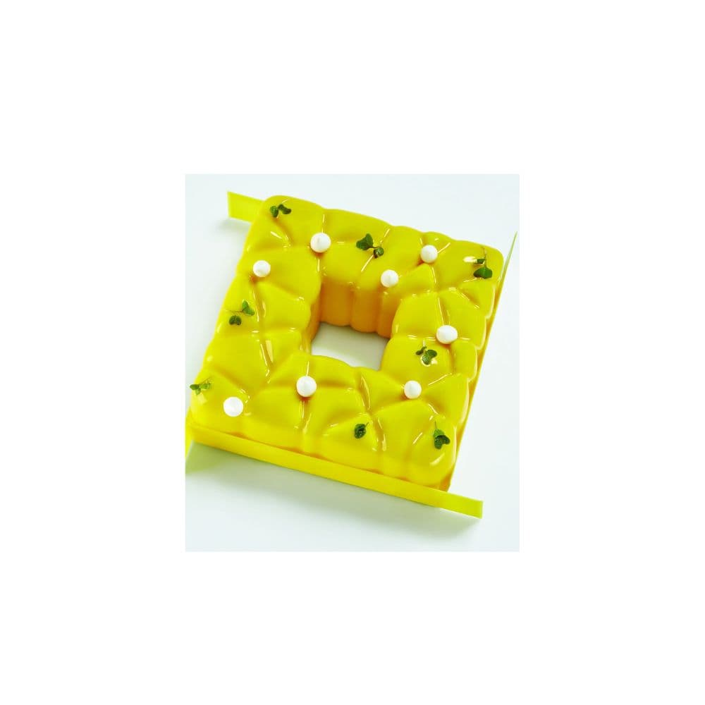 MOULE SQUARE PAVONI PROFESSIONNEL 150X150X55 MM - 1000 ML - GAMME PAVOCAKE