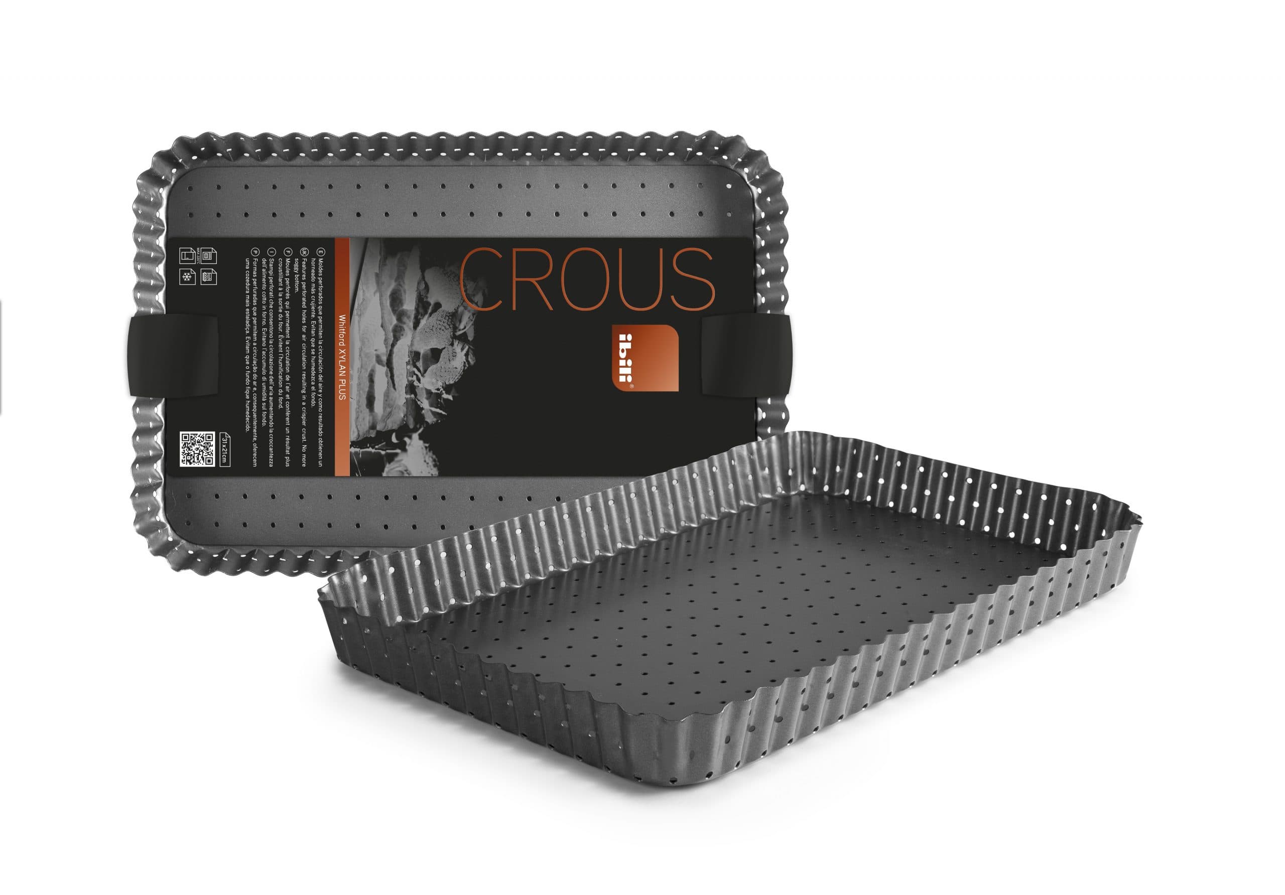 TOURTIERE RECTANGLE PERFOREE
