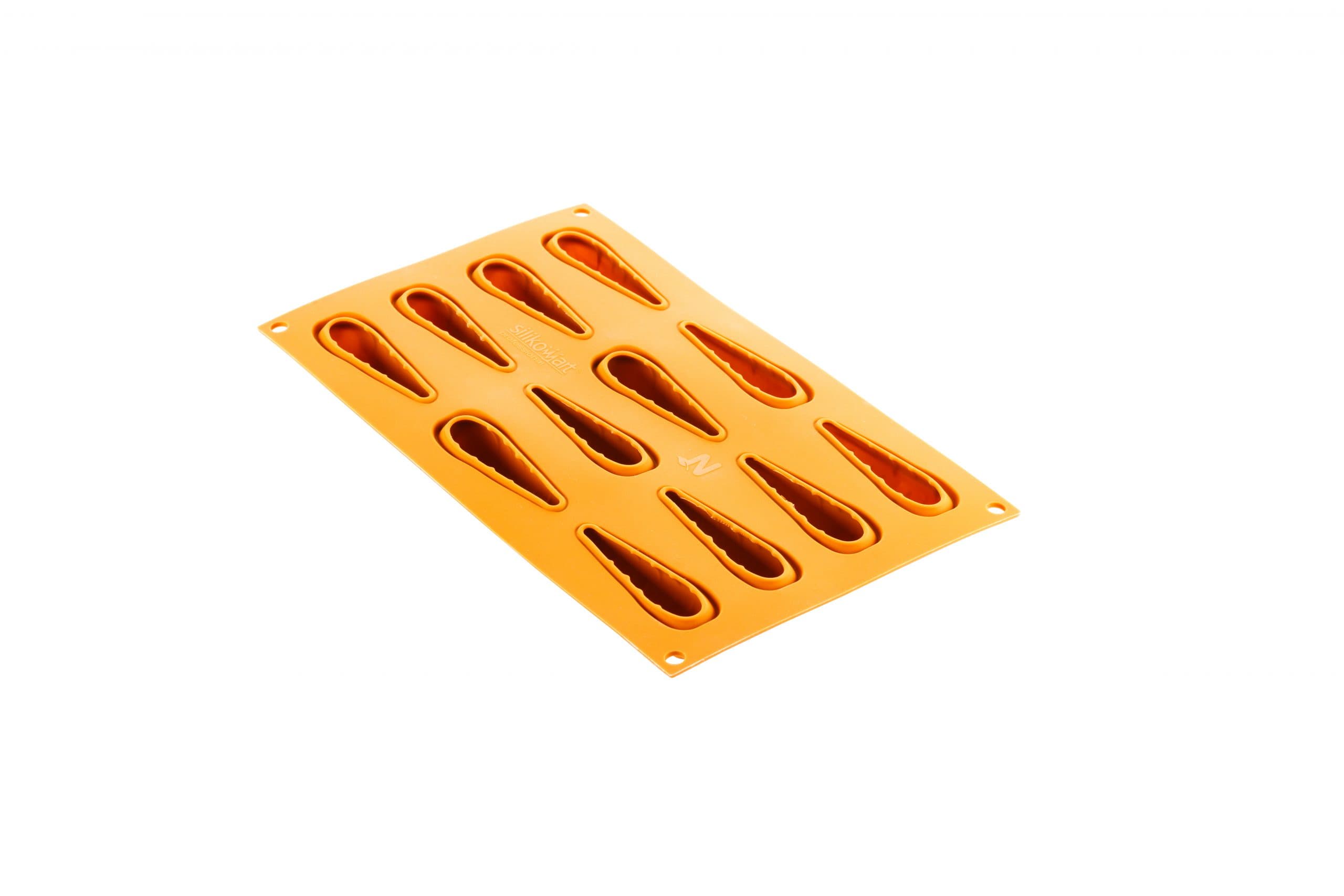 MOULE FLEXIBLE SILIKOMART PROFESSIONNEL 12 CAROTTES-GAMME NATURAE