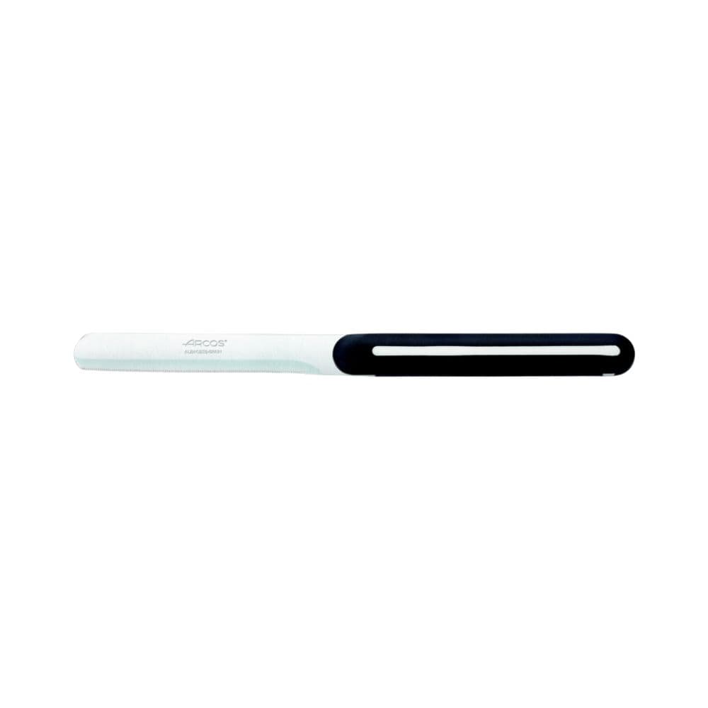 COUTEAU BOUT ARRONDI - LONGUEUR 150 MM MANCHE NOIR