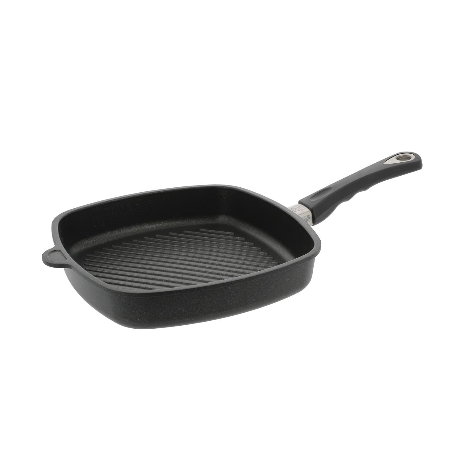 POELE GRILL CARREE FONTE D ALUMINIUM