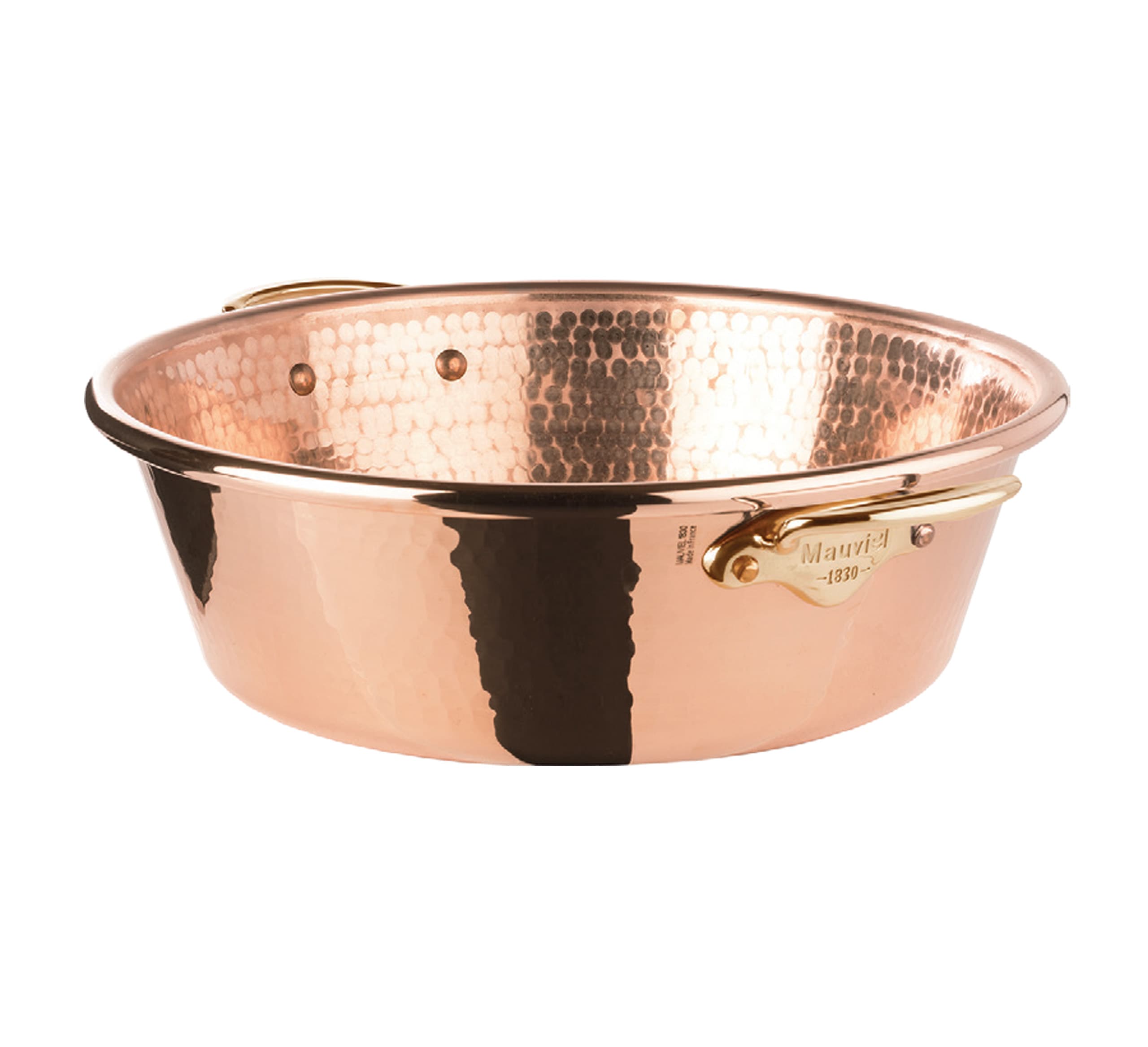 BASSINE A CONFITURE CUIVRE MARTELE