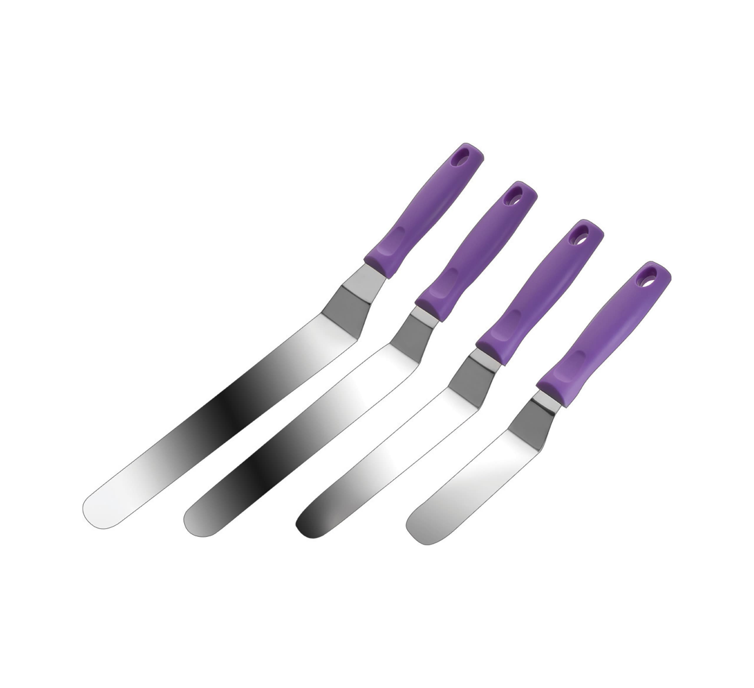 SPATULE INOX COUDEE