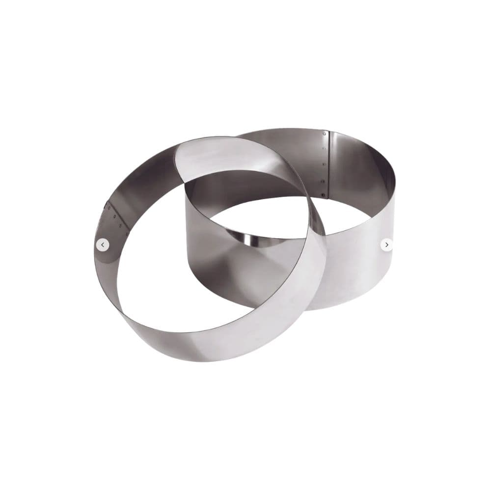 CERCLE INOX SPECIAL WEDDING CAKE - HAUTEUR 110 MM