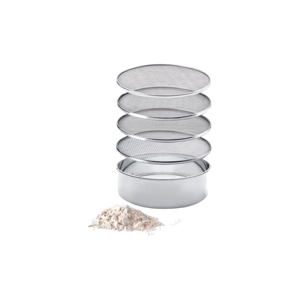 TAMIS INOX AVEC 4 TOILES INTERCHANGEABLES