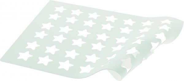 2 PLAQUES CHABLON SILICONE ETOILES