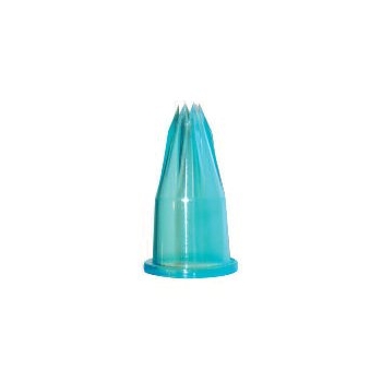 Assortiment de 12 douilles de pâtisserie polycarbonate bleu