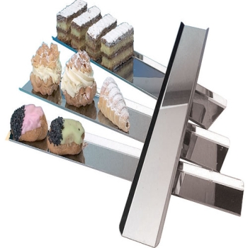 PLATEAU INOX POUR VITRINE