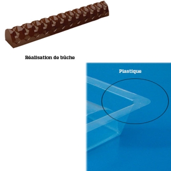 GOUTTIERE A BUCHE PLASTIQUE MODELE FACETTE