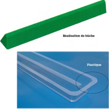 GOUTTIERE A BUCHE PLASTIQUE TRIANGLE