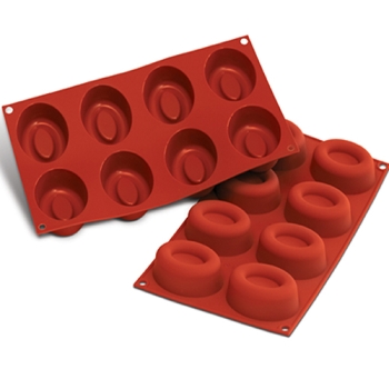 MOULE SAVARIN OVALE SILIKOMART PROFESSIONNEL - GAMME SILICON FLEX